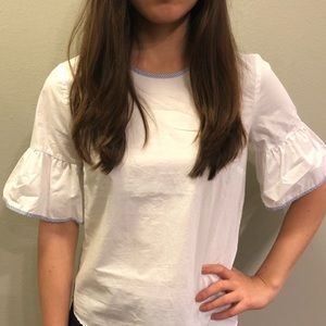 White J Crew blouse